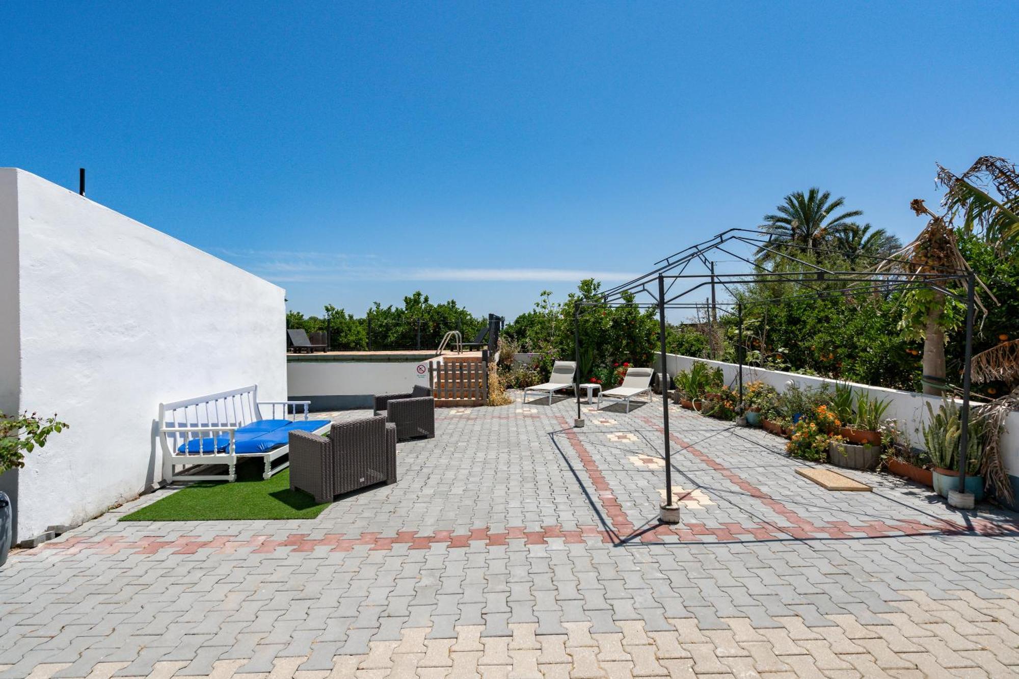 Villa Casa D'Nossa, Casa Tradicional E Moderna, Vista 360º, Piscina De Agua Salgada Luz de Tavira Exterior foto