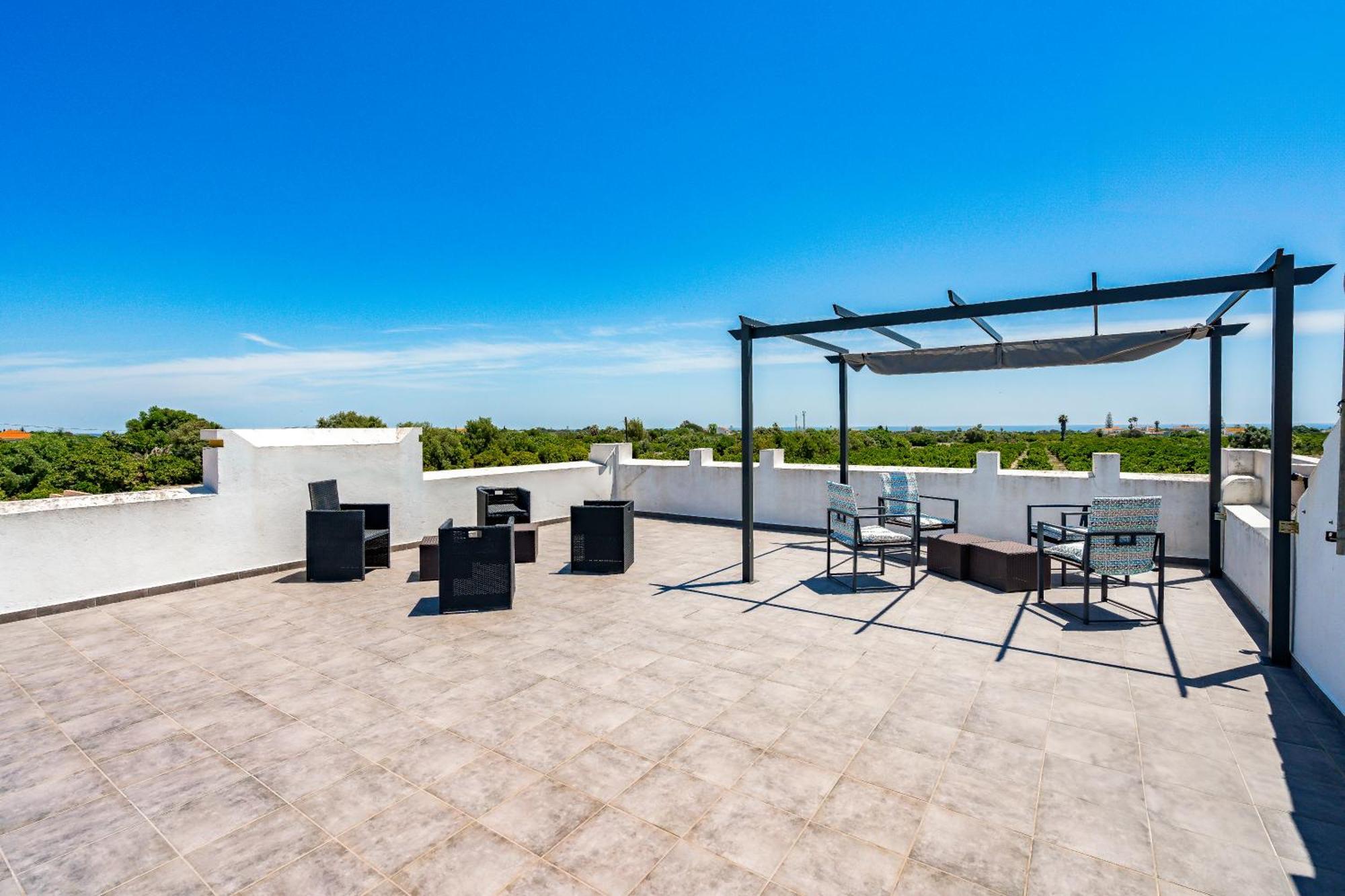 Villa Casa D'Nossa, Casa Tradicional E Moderna, Vista 360º, Piscina De Agua Salgada Luz de Tavira Exterior foto