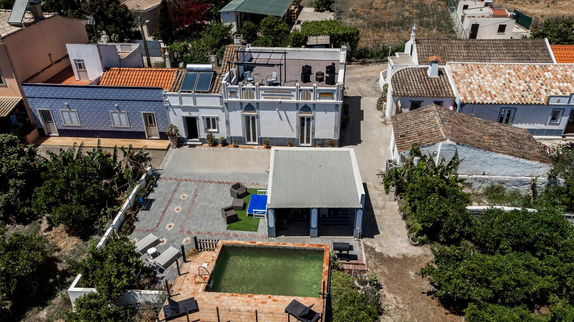 Villa Casa D'Nossa, Casa Tradicional E Moderna, Vista 360º, Piscina De Agua Salgada Luz de Tavira Exterior foto
